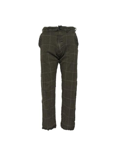 Comme des Garçons SHIRT Wool Windowpane Check Pants