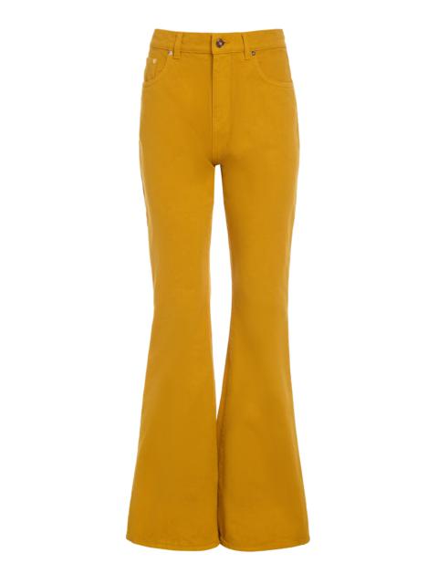 GABRIELA HEARST Willa Bootcut Jean in Golden Birch Recycled Cotton Denim