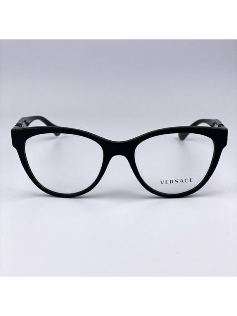 VERSACE SALE! NEW Versace VE3304 GB1 Black Demo Cat Eye Women Eyeglasses
