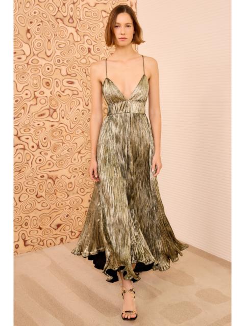 ULLA JOHNSON Persephone Pleated Cami Gown