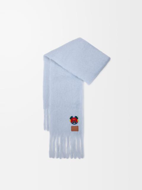 Loewe Scarf in mohair and wool blend