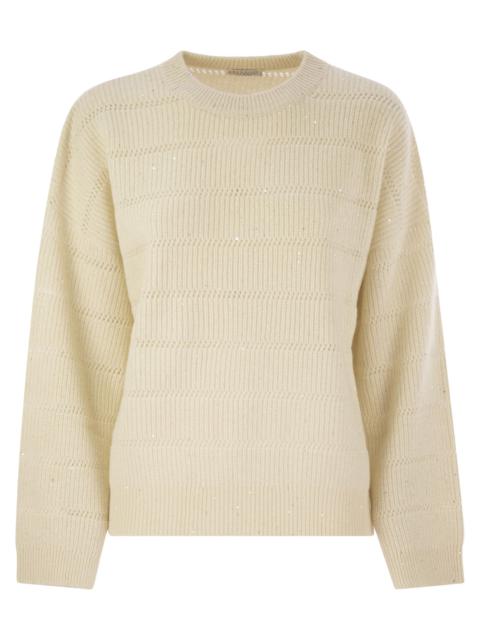 Brunello Cucinelli Brunello Cucinelli Women Cashmere And Wool Crew-Neck Sweater