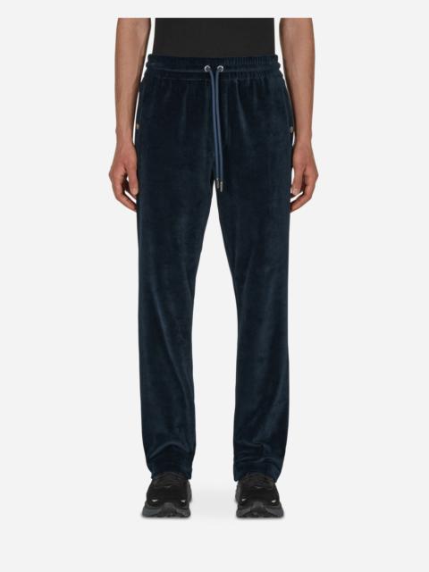 Moncler Velvet Sweatpants Blue