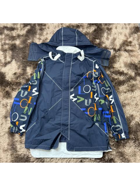 Louis Vuitton Louis Vuitton White Monogram Print Quilted Windbreaker Jacket