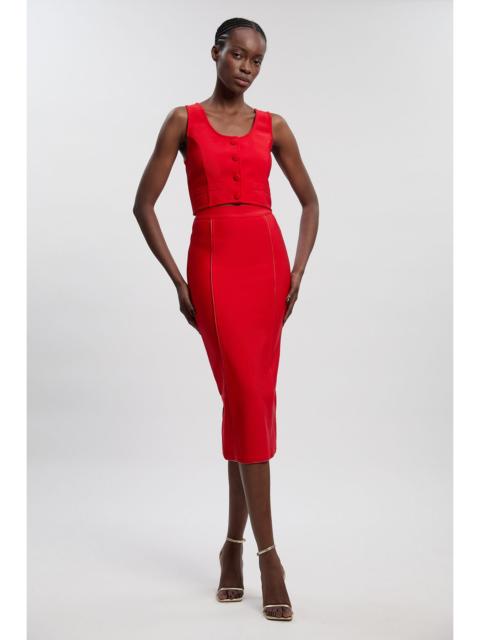 KAREN MILLEN Bandage Midi Skirt