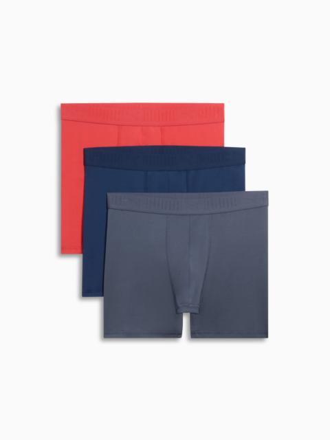 PUMA Men's Athletic Fit Boxer Briefs (3 Pack)