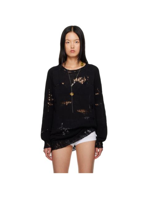 SHANG XIA SSENSE Exclusive Black Sweater