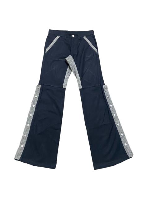 Other Designers Japanese Brand - Tornado Mart Snake Patern Flare Pant