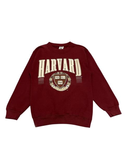 Other Designers Vintage 90s Harvard University Sweatshirt Maroon Crewneck