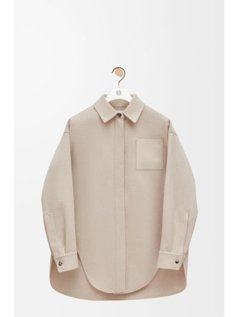 Loewe Loewe Overshirt Jacket In Cashmere