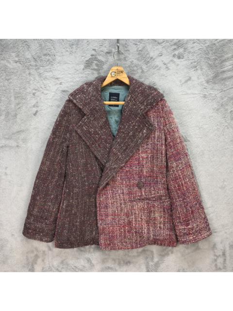 Yohji Yamamoto LIMI FEU NICE DESIGN HYBRID WOOL COAT #5965-19