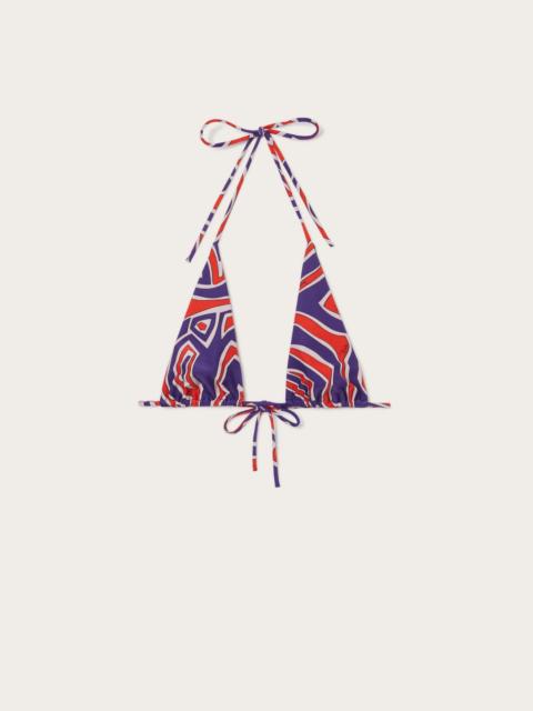 PUCCI LABIRINTO PRINT TRIANGLE BIKINI TOP