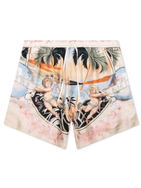 AMIRI CHERUB SILK SHORT - MULTI