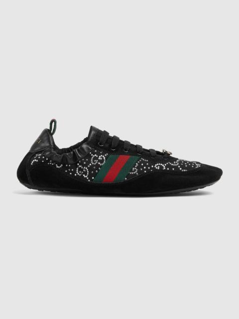 GUCCI Women's Gucci Shift GG crystal sneaker