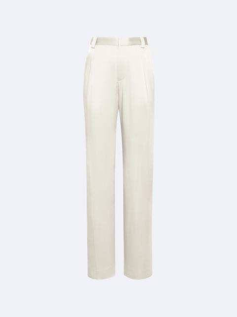 LAPOINTE Satin Relaxed Pleated Pant