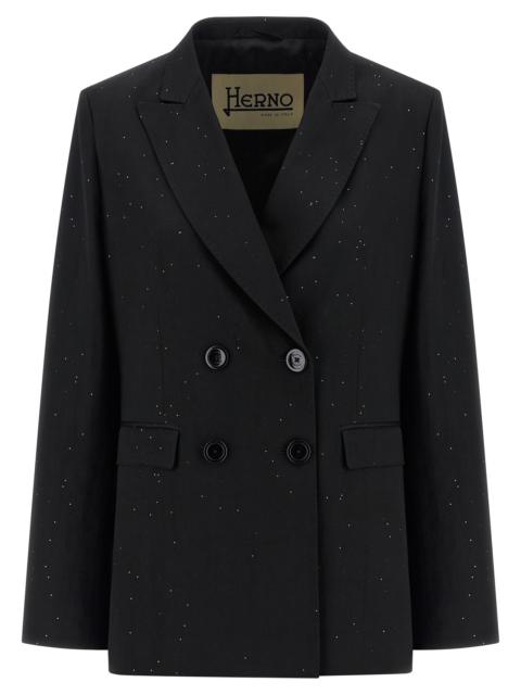 Herno Herno Women Micro Sequin Blazer