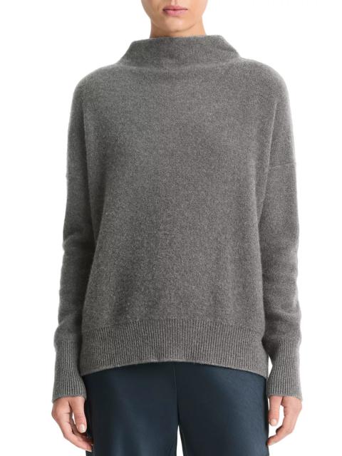 Vince Boiled Cashmere Funnel Neck Sweater