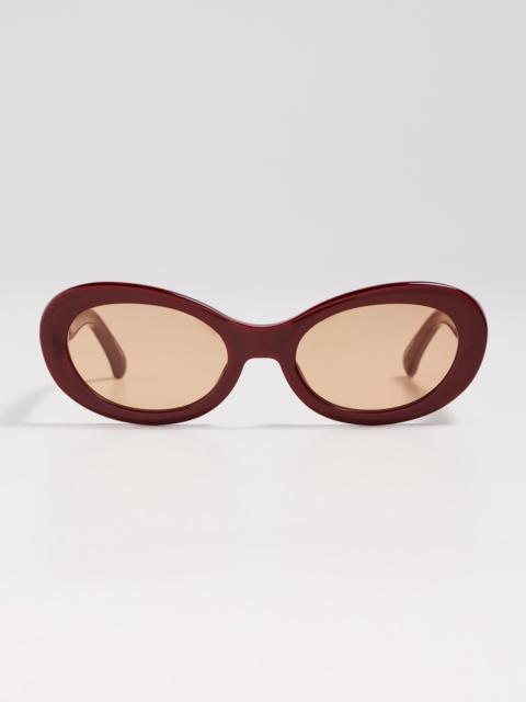 Dries Van Noten Oval Sunglasses