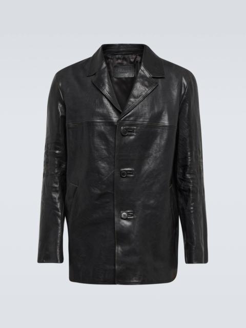 Prada Tailored leather jacket