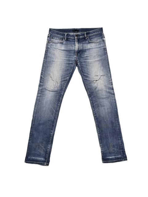Vintage Japanese Uniqlo Jeans Selvedge Distressed