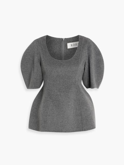 RÓHE Wool and cashmere-blend felt top