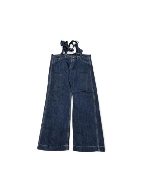 Other Designers Hare - Vintage Buckle back jeans with braces