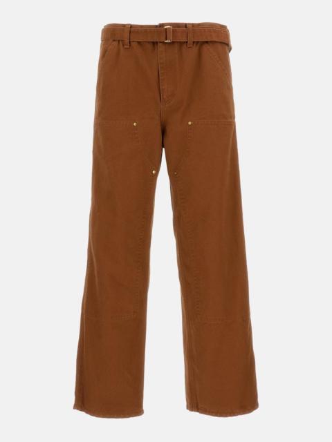 sacai PANTALONI DUCK CANVAS SACAI x CARHARTT WIP