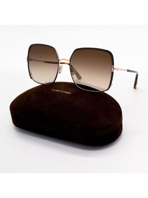 TOM FORD NEW TOM FORD RAPHAELA TF1006 48F WOMEN SUNGLASSES FT1006/S