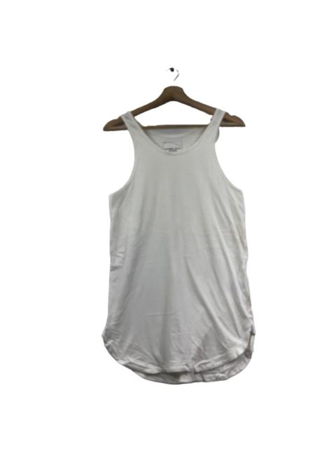 NUMBER (N)INE NUMBER (N)INE STUDIOUS Minimalist Tank Top Tee Shirt White