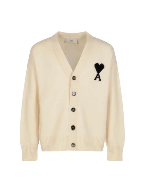 AMI Paris Black ADC Cardigan