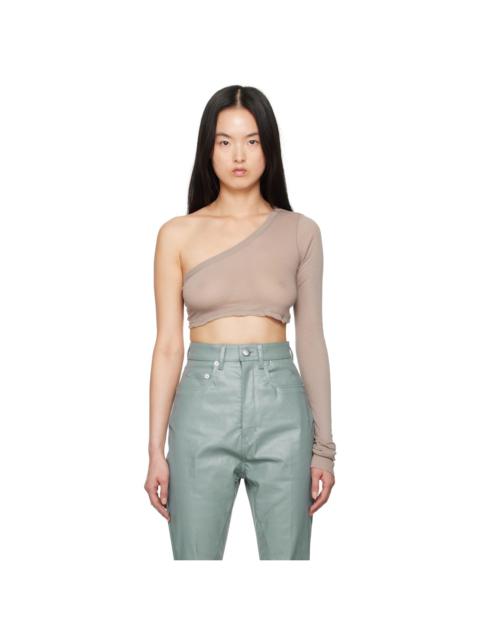 Rick Owens Taupe Hollywood Ziggy T-shirt