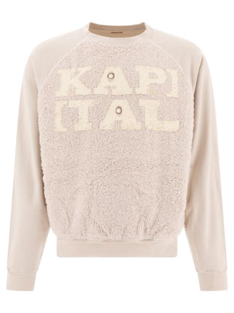Kapital Kapital "speakeasy Fur Grizzly" Sweatshirt