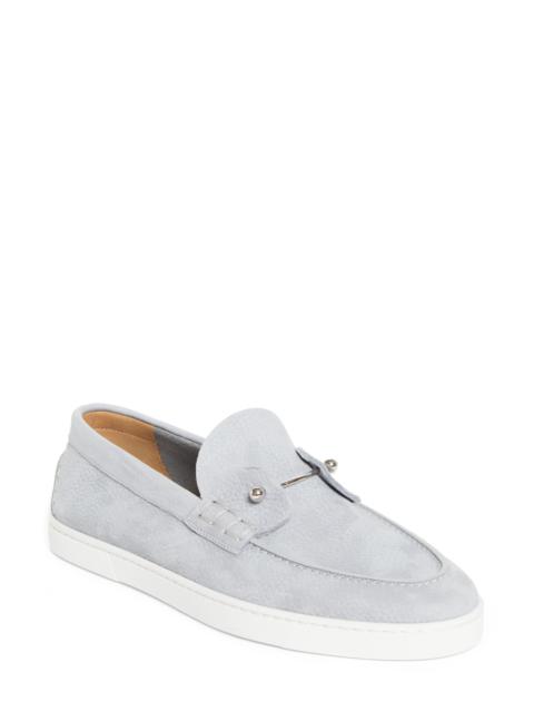 Christian Louboutin Christian Louboutin Chambeliboat Loafer in Grey at Nordstrom