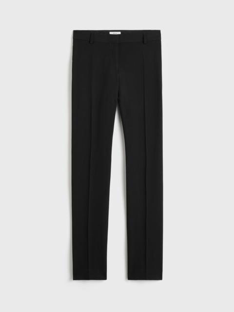 TOTEME Low-waist slim evening trousers black