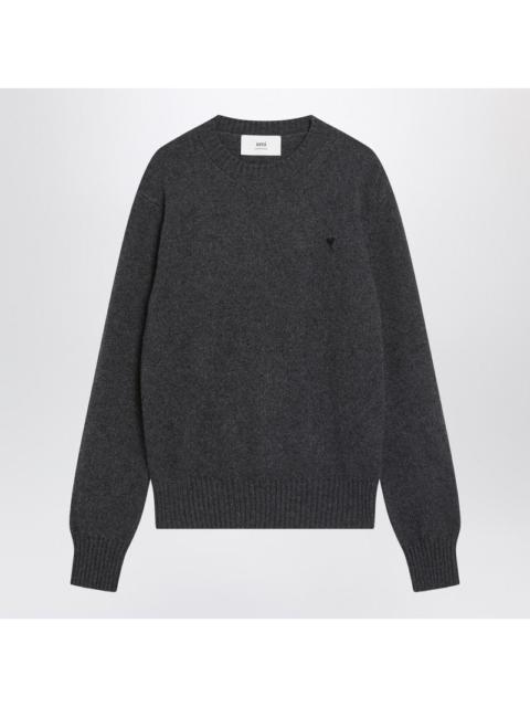 AMI Paris Ami Paris Anthracite Grey Ami De Coeur Sweater Men