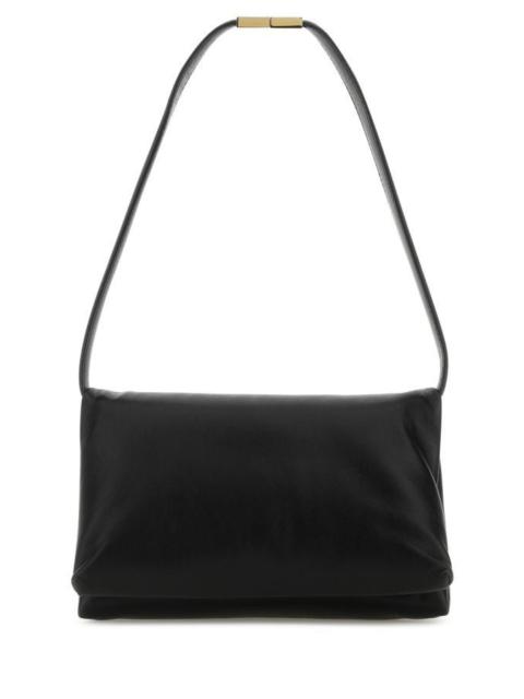 MARNI Black Leather Shoulder Bag