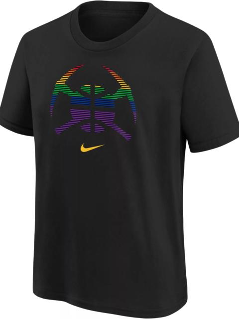 Nike Nike Youth 2025-26 City Edition Denver Nuggets Logo T-Shirt