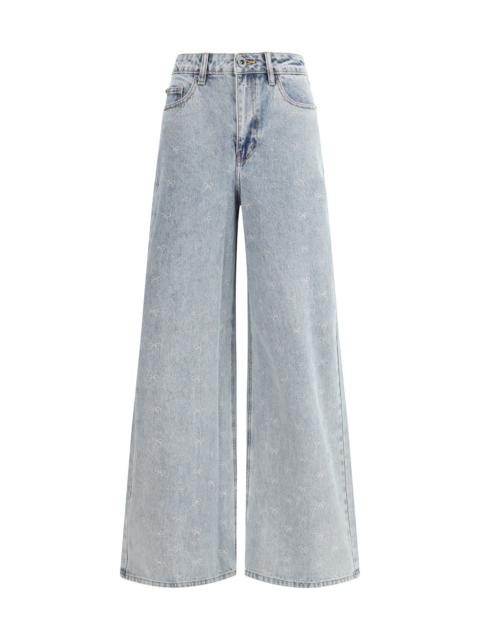 self-portrait Self-Portrait Women Bow Diamond Jeans