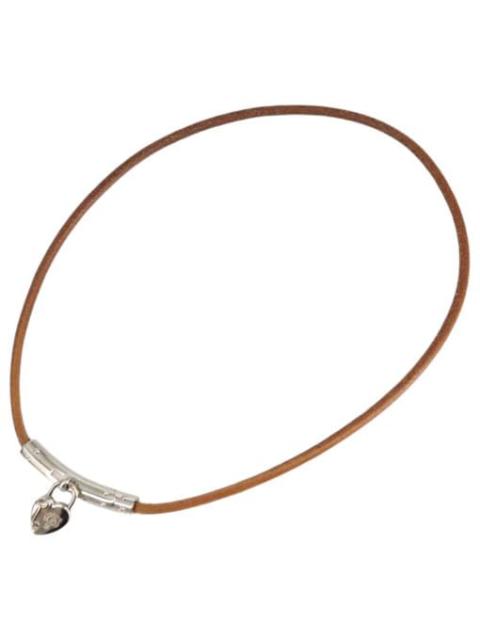 Hermès Leather necklace