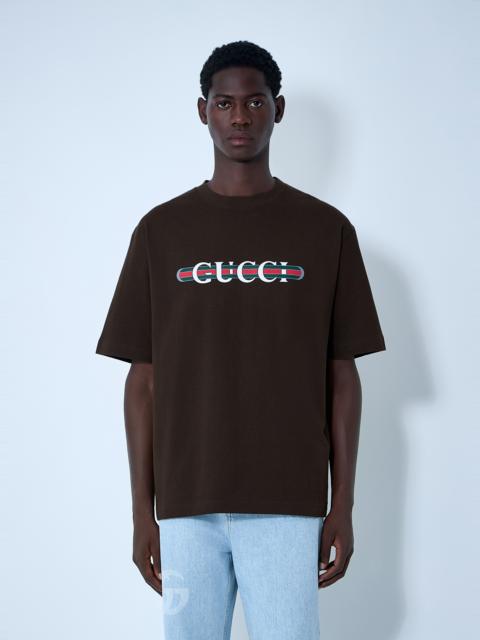 GUCCI Logo Motif T-Shirt