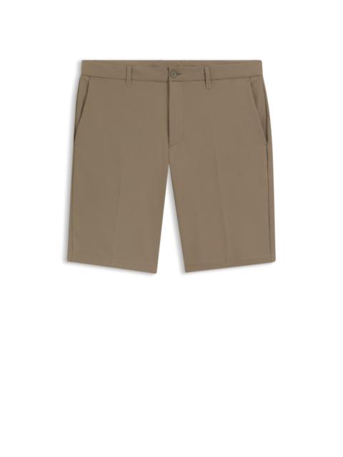 BOSS SLIM-FIT SHORTS IN WATER-REPELLENT STRETCH FABRIC