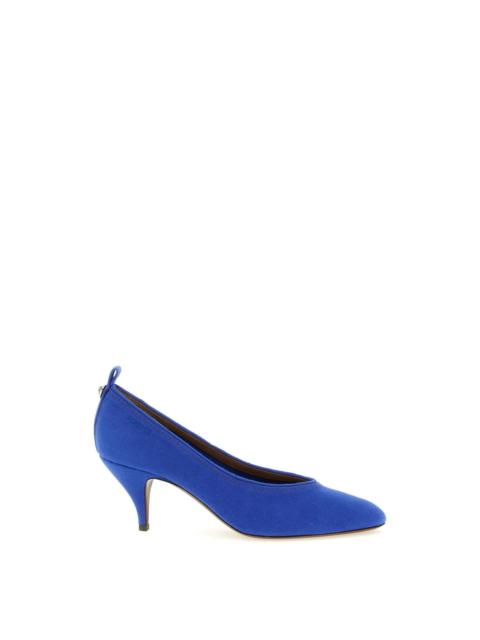 VERSACE VERSACE Tine Blue Suede Pumps New & Authentic (Women's size: