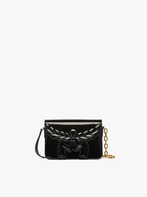 MCM Himmel Laurel Crossbody in Patent Leather