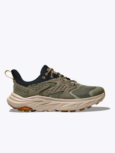 HOKA Men's Anacapa 2 Low GTX Shoes in Sea Moss/Oatmeal