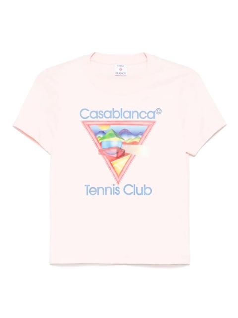 CASABLANCA Casablanca Women Tennis Club T-Shirt With Graphic Print