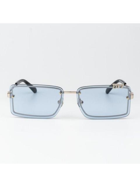 Off-White Off-White TAMPA Women Sunglasses Gold Blue Rectangular OERI13N TAMPA 7640