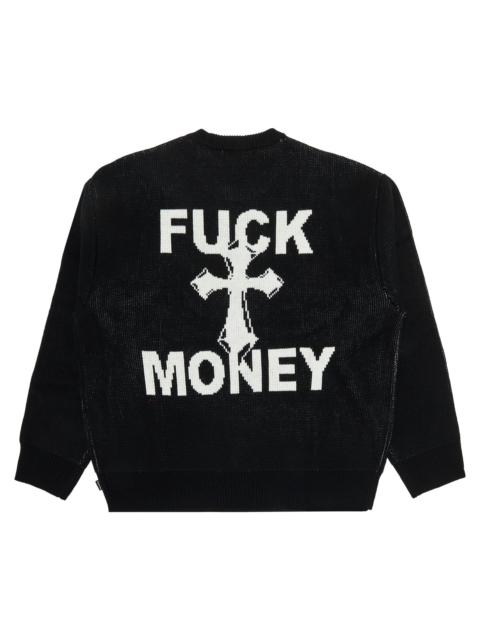 Supreme Supreme Fuck Money Sweater 'Black'