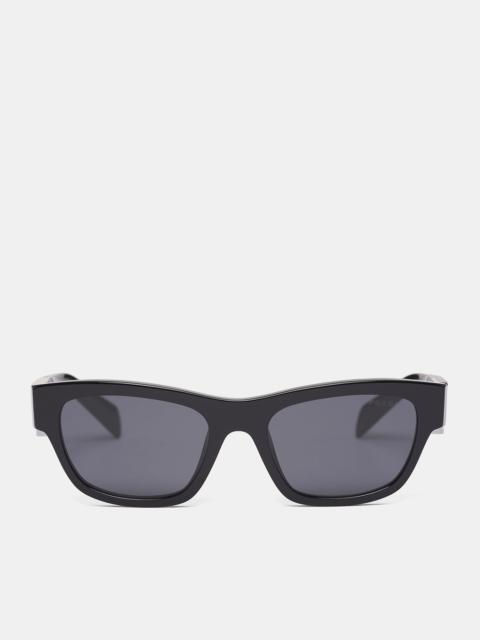 Prada Black PR-B09S Geometric Sunglasses