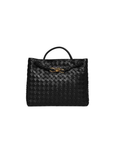 Bottega Veneta Bottega Veneta Medium Andiamo Bag 'Black/Brass'