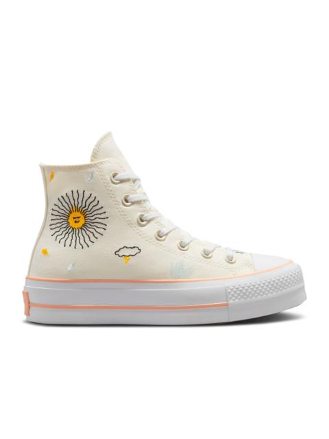 Converse WMNS CHUCK TAYLOR ALL STAR LIFT PLATFORM HIGH 'FLORAL EMBROIDERY'